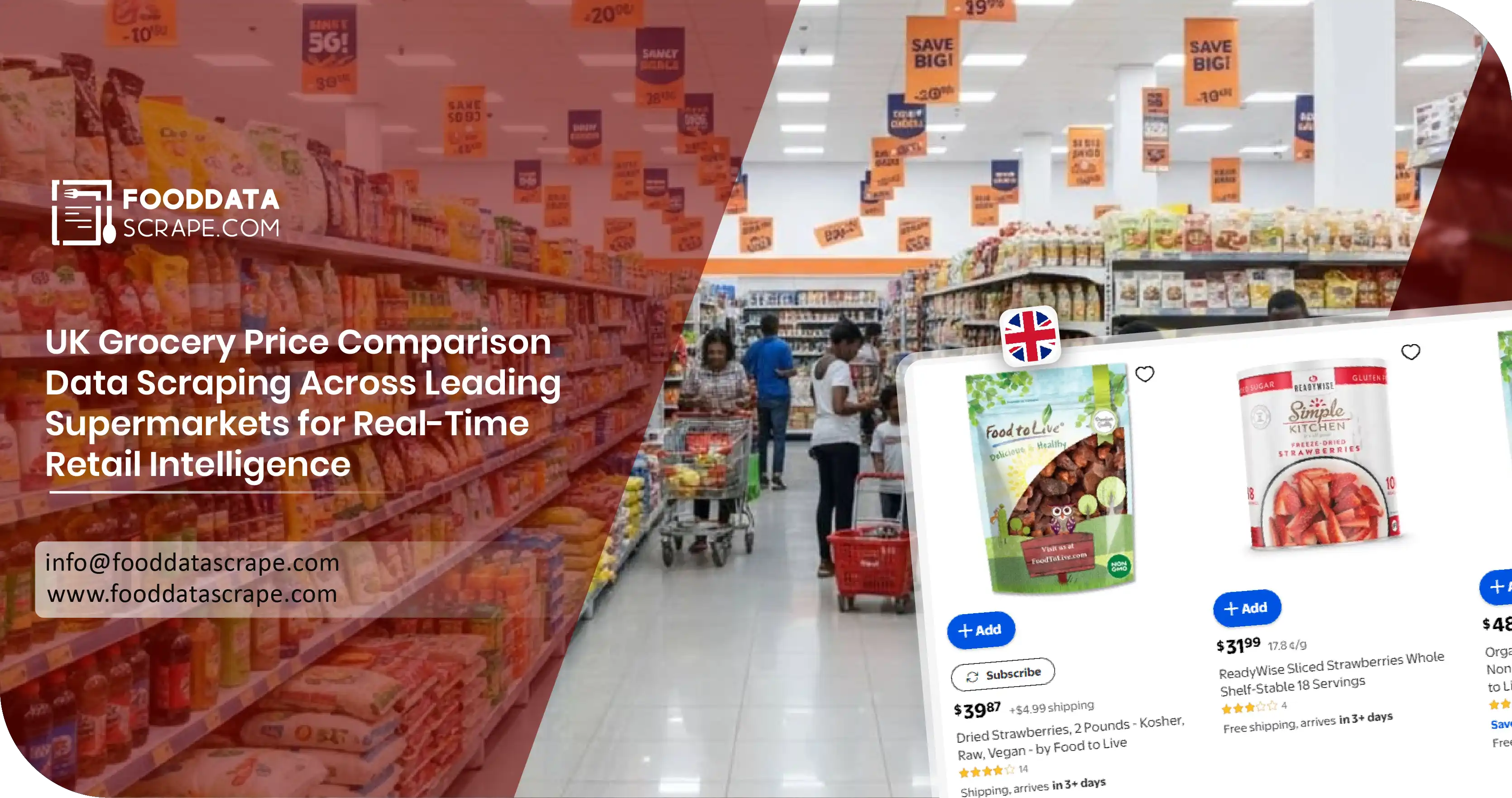 UK Grocery Price Comparison Data Scraping Across Leading Supermarkets